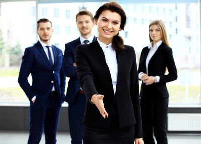 商務(wù)團(tuán)隊(duì)精英人物高清圖片