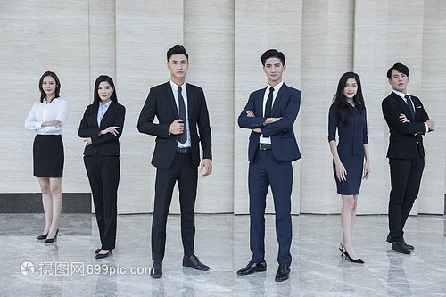 團隊辦公商務精英